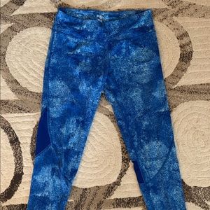 So Brand Soft Leggings in Blue Splatter